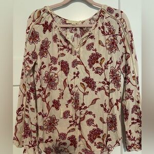 Lovestitch floral Lace bohemian top, size M, New‎ with Tags!